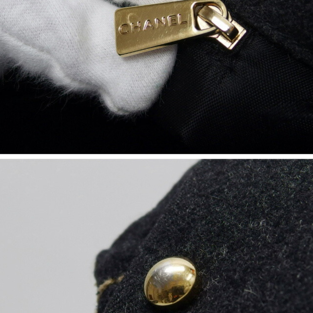 CHANEL Black Logo Shoulder Bag - Picture 10 of 11